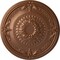 Ekena Millwork Athens Ceiling Medallion (Fits Canopies up to 3 5/8"), 26 1/4"OD x 3 1/4"P, Polished Copper CM27ATPOS - alternate 1
